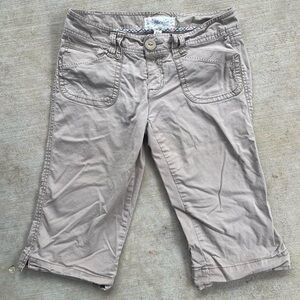 Aeropostale Casual Tan Capri Pants